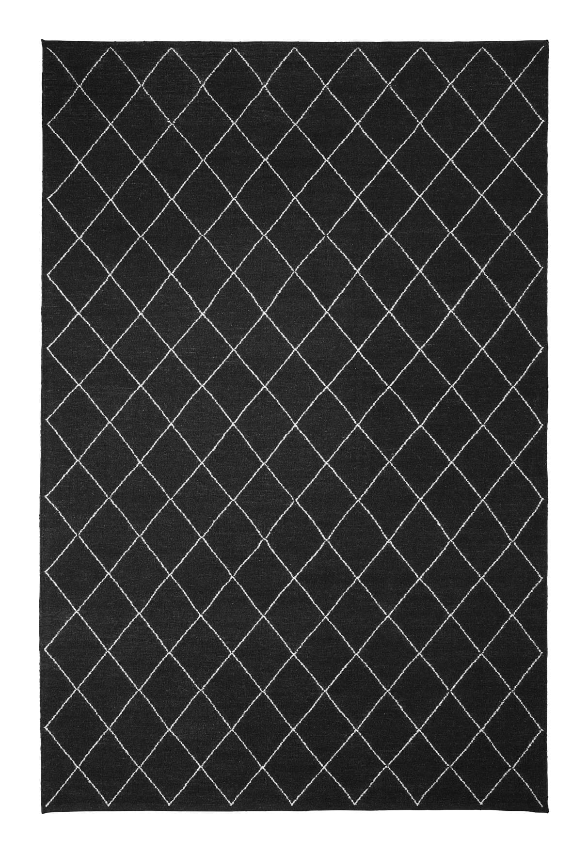 Diamond Rug 184x280 cm Off White/Grey